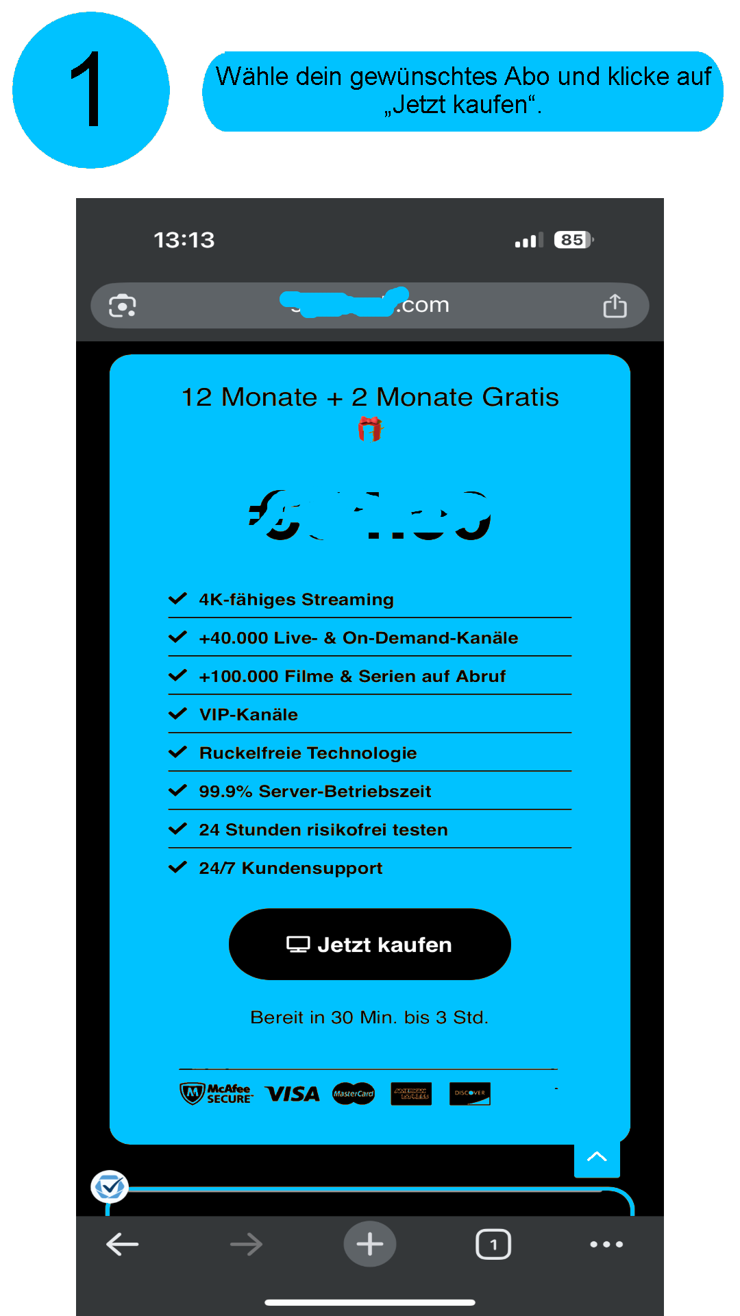 Expected Steps 1